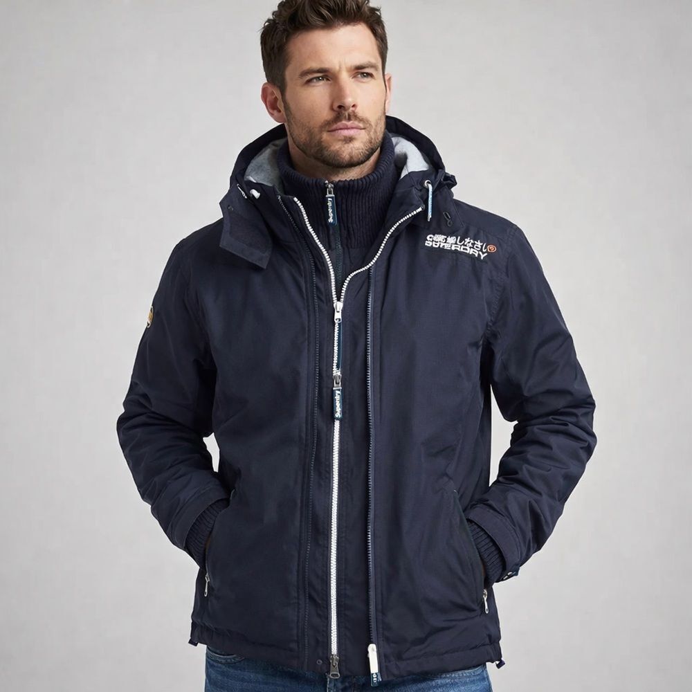 Super Dry Japan Pop Zip Original Windcheater Jacket Iconic Logo Style